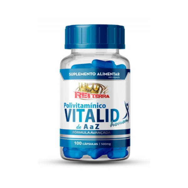 Vitalid homem - 100 cápsulas de 500 mg.